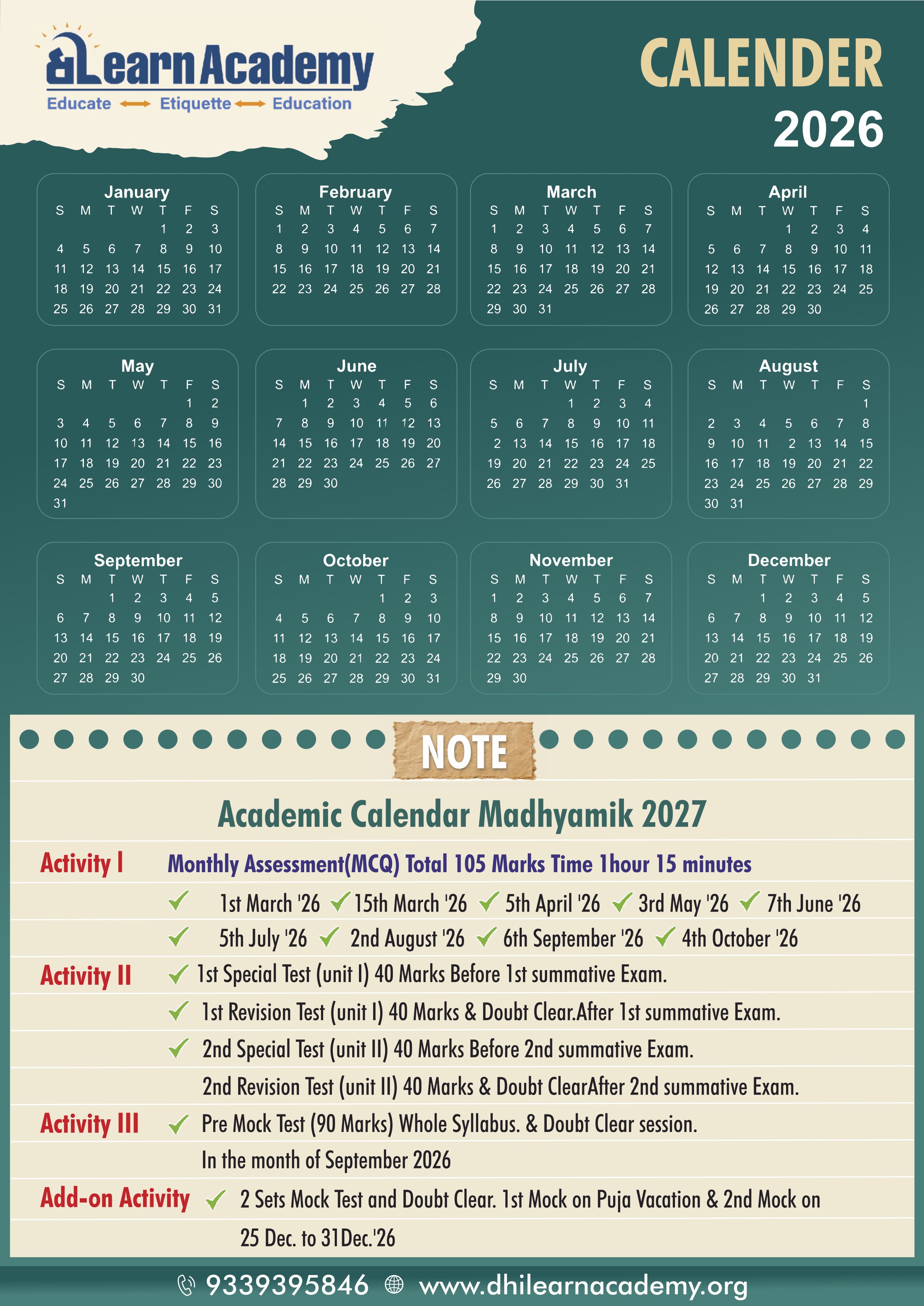 Academic Calendar 2025